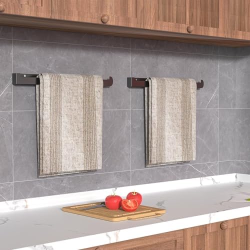 2 Pack Hanger Holder,Hanger Storage Rack for Wall,Hanger Stacker for Closet Laundry Room,Clothes Hanger Storage for Adult or Child Clothes Hangers,Black 15-Inch - Image 6
