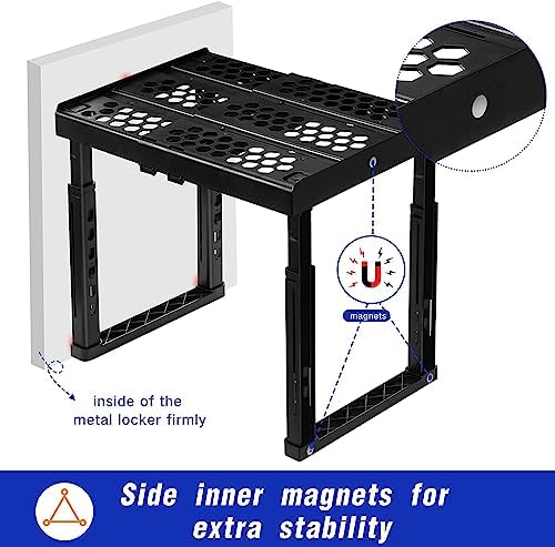 Piffny Locker Organizer Shelf, Magenta - Image 6