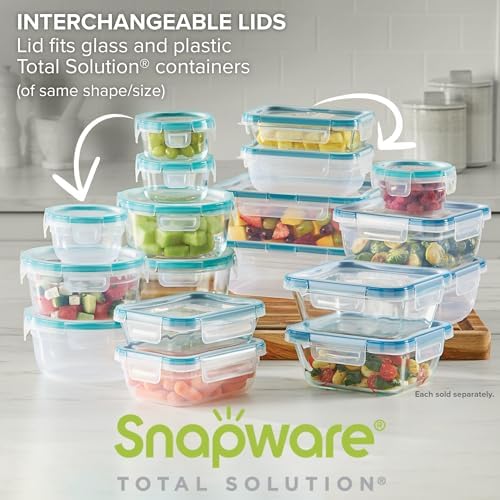 Snapware Food Storage Containers, Plastic, 8.5-Cup, Rectangular | Leakproof & Airtight | BPA-Free | Microwave & Dishwasher Safe | Pack of 6 - Image 7