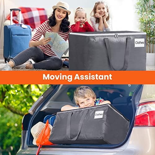 BlissTotes Large Moving Bags, Storage Bags, 76L-6 Pack - Image 6