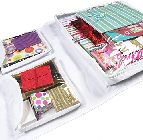 Extra Large Legato Wrapping Paper Storage/Organizer, Double Sided and Super Durable, Great for Gift Wrap, Gift Bags, and Accessories, Large Size (47" x 23") - Image 7