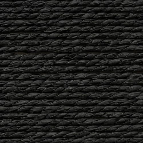 LA JOLIE MUSE Bathroom Basket Organizers, Paper Rope Storage, Black 4 Pack - Image 6
