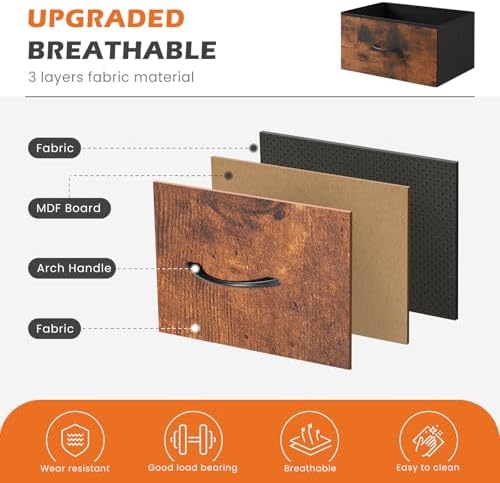 Sweetcrispy Dresser for Bedroom, 4 Drawer Storage Organizer for Closet - Image 6