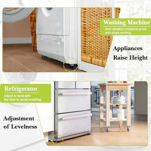32 Pack Furniture Risers 1, 2 or 3 Inch, Adjustable Bed Risers Heavy Duty For Table Desk Couch Chair Sofa Cabinet Bed Legs Dorm, Square Stackable Bed Raisers Blocks Lift Height 1", 2" or 3", Black - Image 6