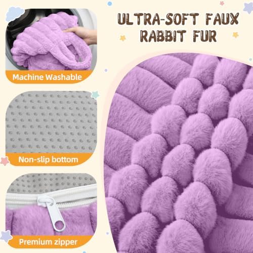 Bean Bag Cover No Filler Stuffed Animal Storage Bean Bag Chair Cover - Image 7