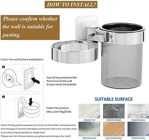 Hair Dryer Holder Wall Mount - Image 6