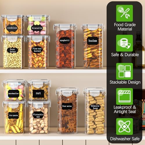 PurKeep 24-Pack Food Storage Containers Airtight - Image 5