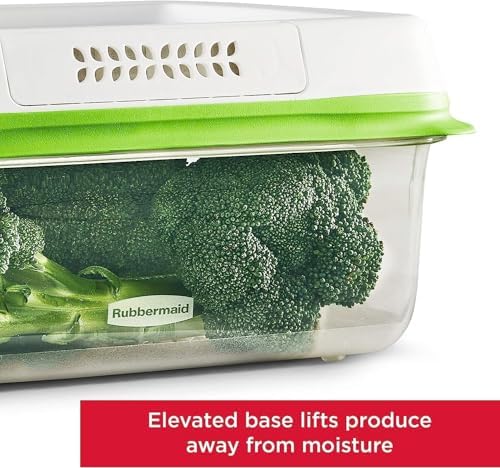 Rubbermaid FreshWorks Produce Saver, Large Storage Containers With Lids, Pack of 3, 6-Piece Set - Image 4