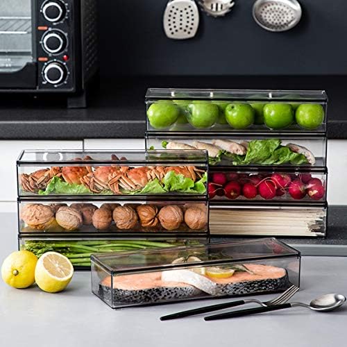 Transparent Flatware Tray Kitchen Drawer Organizer With Lid - Plastic Kitchen Cutlery Tray and Utensil Silverware Storage Container with Cover - Dinnerware Holder for Spoons Forks Knives - Image 7