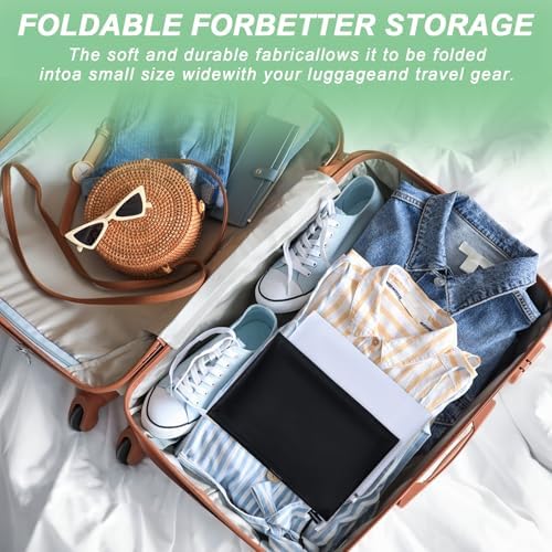 1 Pack Mesh Travel Laundry Bag 24" x 36"Extra Large Dirty Clothes Organizer - Image 6