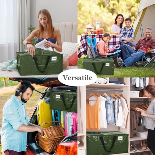4 Pcs 24 Gallon Extra Large Moving Bags Heavy Duty Storage Bag - Image 6