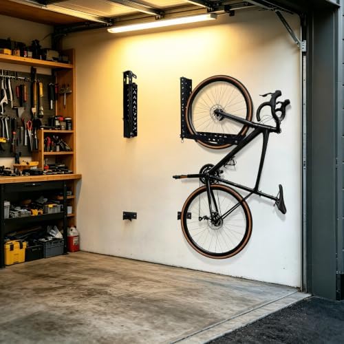 CXRCY Bike Swivel Rack, Wall-Mounted, 90 lb Capacity - Image 7