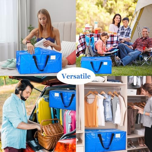 4 Pcs 24 Gallon Extra Large Moving Bags Heavy Duty Storage Bag - Image 6