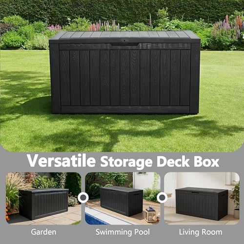 Outdoor Storage Box Waterproof, 110 Gallon Deck Box for Patio Storage - Image 6