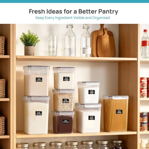 Vtopmart 3 PCS Flour and Sugar Storage Container Sets for Beginner Bakers - Image 7