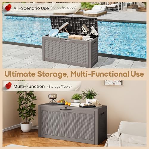 Outdoor Storage Box Waterproof, 70 Gallon Deck Box for Patio Storage - Image 6