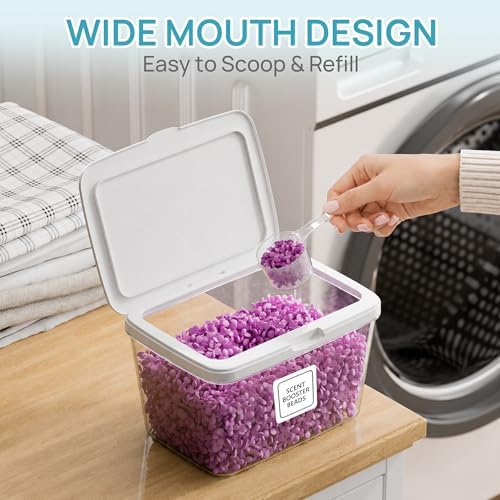 Vtopmart 4 Pack Laundry Pods & Detergent Container, Dryer Sheet Holder - Image 6