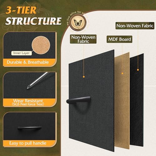 WLIVE Tall Dresser for Bedroom, 6 Drawer Dresser, Black - Image 6