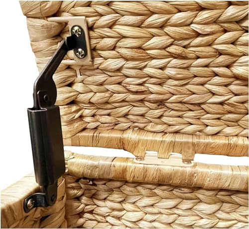 eHemco Water Hyacinth Wicker Storage Trunk, Natural, 30x17.5x17.5 Inches - Image 6