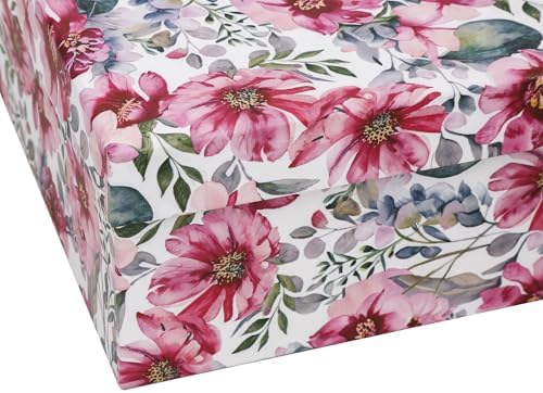 3-Piece Decorative Storage Boxes with Lids, Watercolor Floral Design Inspired by Garden Blooms, Cardboard Keepsake Box Set, Photo & Memory Storage for Home Decor and Modern Organization - Image 6