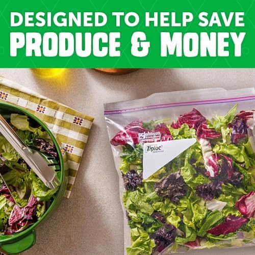Ziploc Food Storage Produce Bags, Seal Top to Keep and Control Moisture, 15 Count (Pack of 12) - Image 6