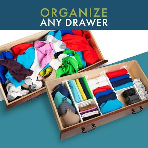 Dial Industries Dresser Drawer Organizer Dividers, Set of 4, 4.5" Deep - Image 4