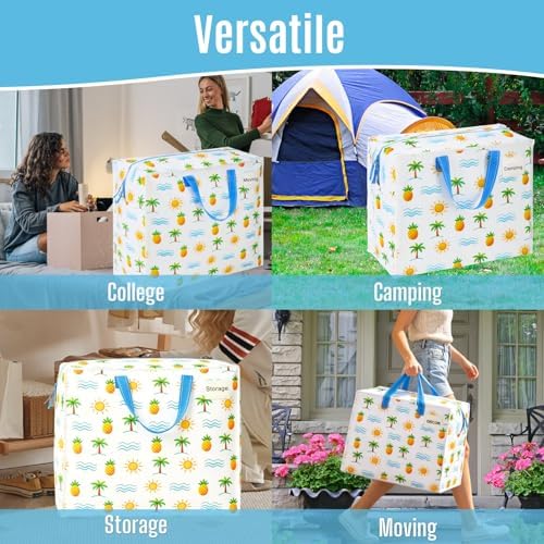 VENO Heavy Duty Moving Bags, 22 Gallon, Tropical Island, 4 Pack - Image 6