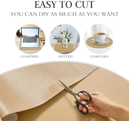 Beautysaid Shelf and Drawer Liner for Kitchen Cabinet Non Adhesive Non Slip - Image 6