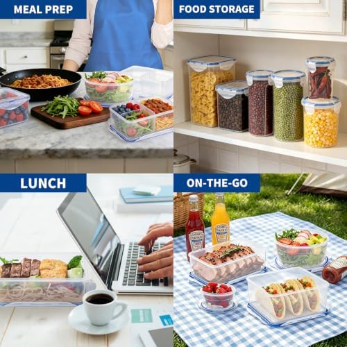 KIGI Large Food Storage Containers, Set of 2 (17.7 Cup) - Image 5