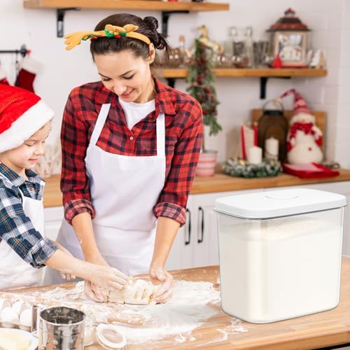 LEAWALK Airtight Rice Container 12-24Lbs, 12Qt Flour Storage Bin BPA free - Image 6