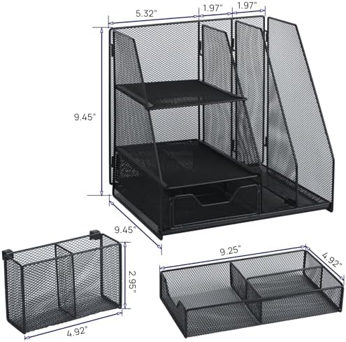 Topwey Desk Organizers and Acceessories for Office School Study - Image 6