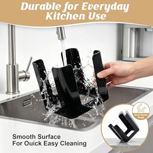 3-Piece Food Container Lid Organizer for Kitchen Cabinets - Image 6