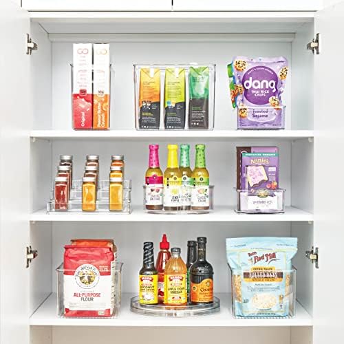 iDesign 11-Inch Round Lazy Susan Organizer for Kitchen or Pantry Storage - 2 Count - Clear (Pack of 8) - Image 7