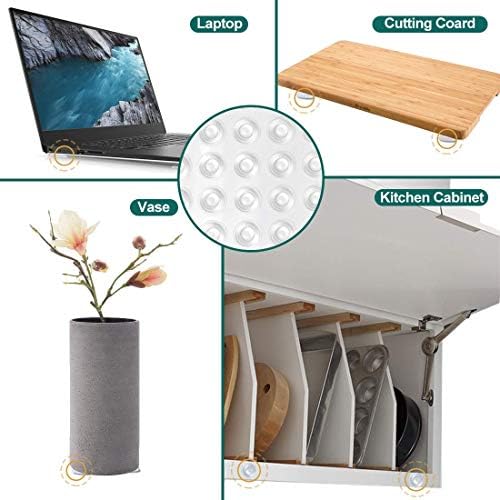 Cabinet Door Bumpers Pack of 200 Self Adhesive Bumpers Pads Sound Dampening - Image 6