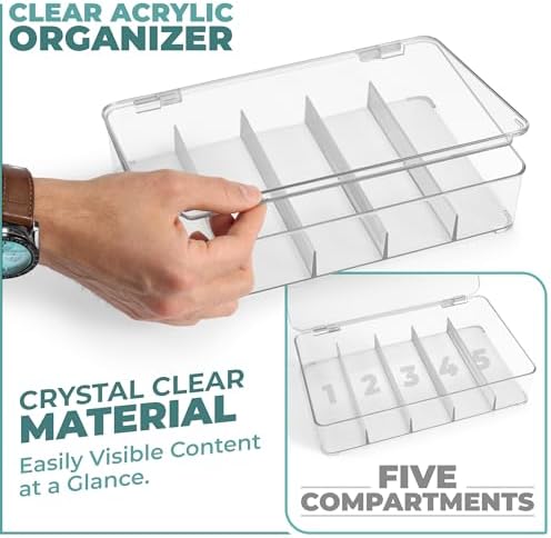 Sorbus Sunglasses Organizer - Plastic Stackable Eyeglass Case Storage Organizer for Multiple Glasses - Reading Glasses - Image 6