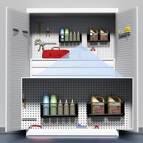 Magnetic Shelf Fridge Basket Bin for Whiteboard Washer Dryer Locker Cabinet - Image 6