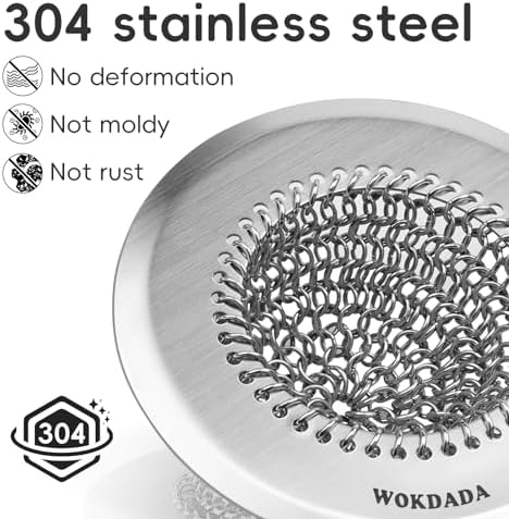 2 Pack Shower Drain Hair Catcher, 4.4" Anti-Clog Shower Drain Cover - Image 6