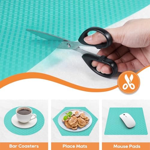 Refrigerator Liner,Drawer Liner for Kitchen Cabinet 11.8"× 236.2" Pack of 2 - Image 6