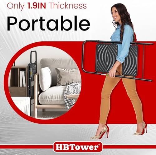 HBtower 2 Step Ladder, Step Stool with Wide Anti-Slip Pedal - Image 6