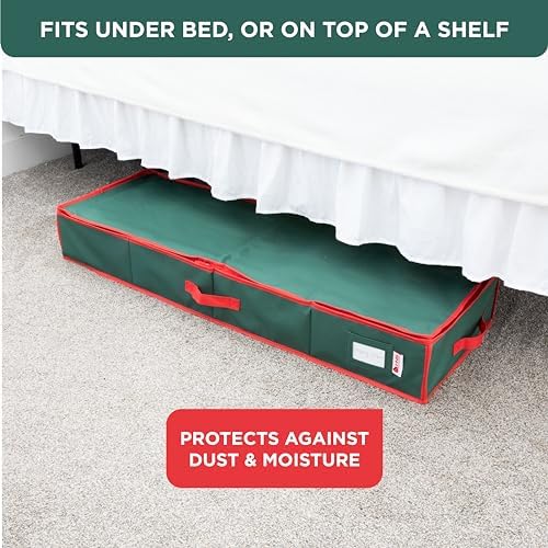 HOLDN’ STORAGE Premium Wrapping Paper Storage Container, Green - Image 6