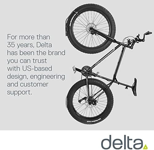 Delta Leonardo Bike Rack Wall Mount Cycle – Elegant Vertical Hanger Hook Design Provides Easy Bicycle Storage Access – Hassle-Free Installation – Vertical Mount Holds Up to 40 lbs - Image 6