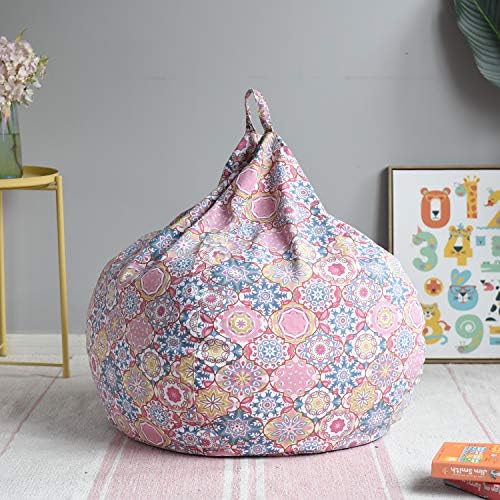 YuppieLife Stuffed Animal Storage Bean Bag Cover, 38" Velvet Toy Organizer - Image 6