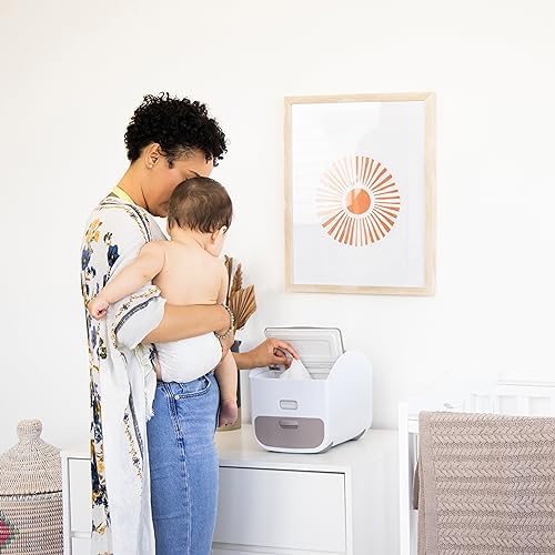 Ubbi Portable Diaper Caddy & Changing Mat, Taupe - Image 7