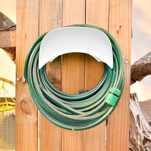Gardzen 2-Pack Steel Wall-Mounted Heavy Duty Black Hose Bracket, Car Hose Holder, Carrier, Support for Garden Hose Hanger - Image 7