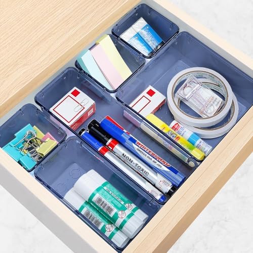 16 PCS Drawer Organizer Set, 5 Size Bathroom and kitchen organizer Trays - Image 6