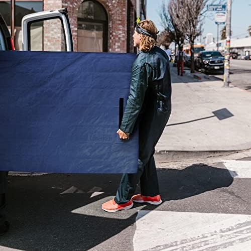 Coldwind Mattress Bags for Moving and Storage,Waterproof Mattress Cover for Moving with Heavy Duty Handles, Strong Zipper, Reusable, Moving Supplies & Moving Bags,Queen Size,Navy,2 Pack - Image 6