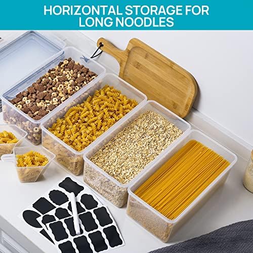 Vtopmart Pasta Storage Containers, 8 Pack, 3.2L Airtight Canisters - Image 6