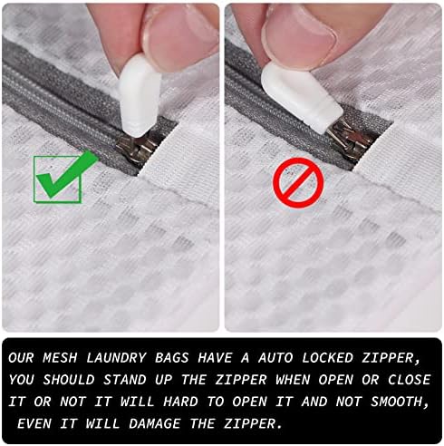 2 XX-Large Honeycomb Mesh Laundry Bag Delicates Durable for Washing Machine,24 x 24 Inches lingerie bags for Laundry, Travel Storage Organize Bag for Cotton Clothes,Sheet,Sweater, Shoes - Image 7