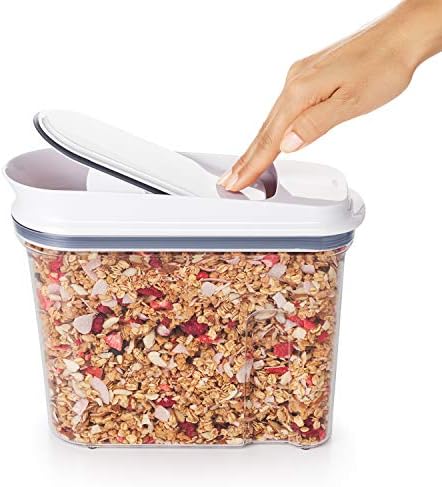 OXO Good Grips Airtight POP Small Cereal Dispenser - Granola, 2.5 Qt (Pack of 8) - Image 7