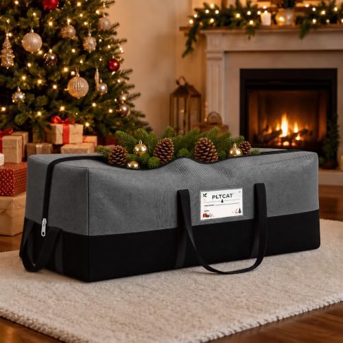 Christmas Tree Storage Bag, Fits 8 Ft Artificial Trees, Gray - Image 6